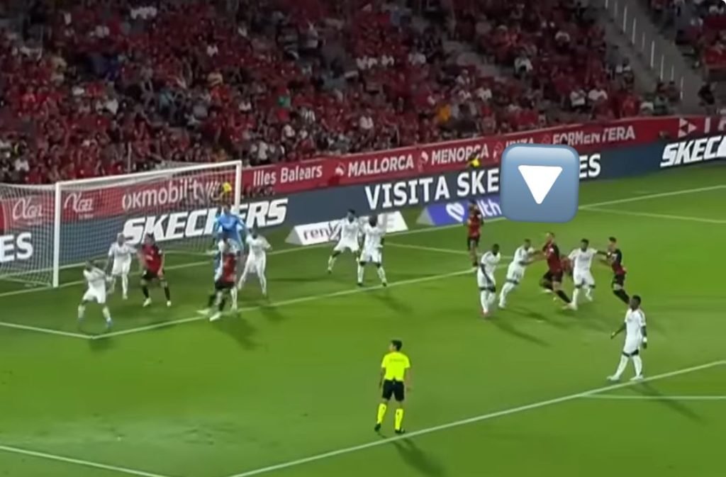 Kylian Mbappe marking Vedat Muriqi